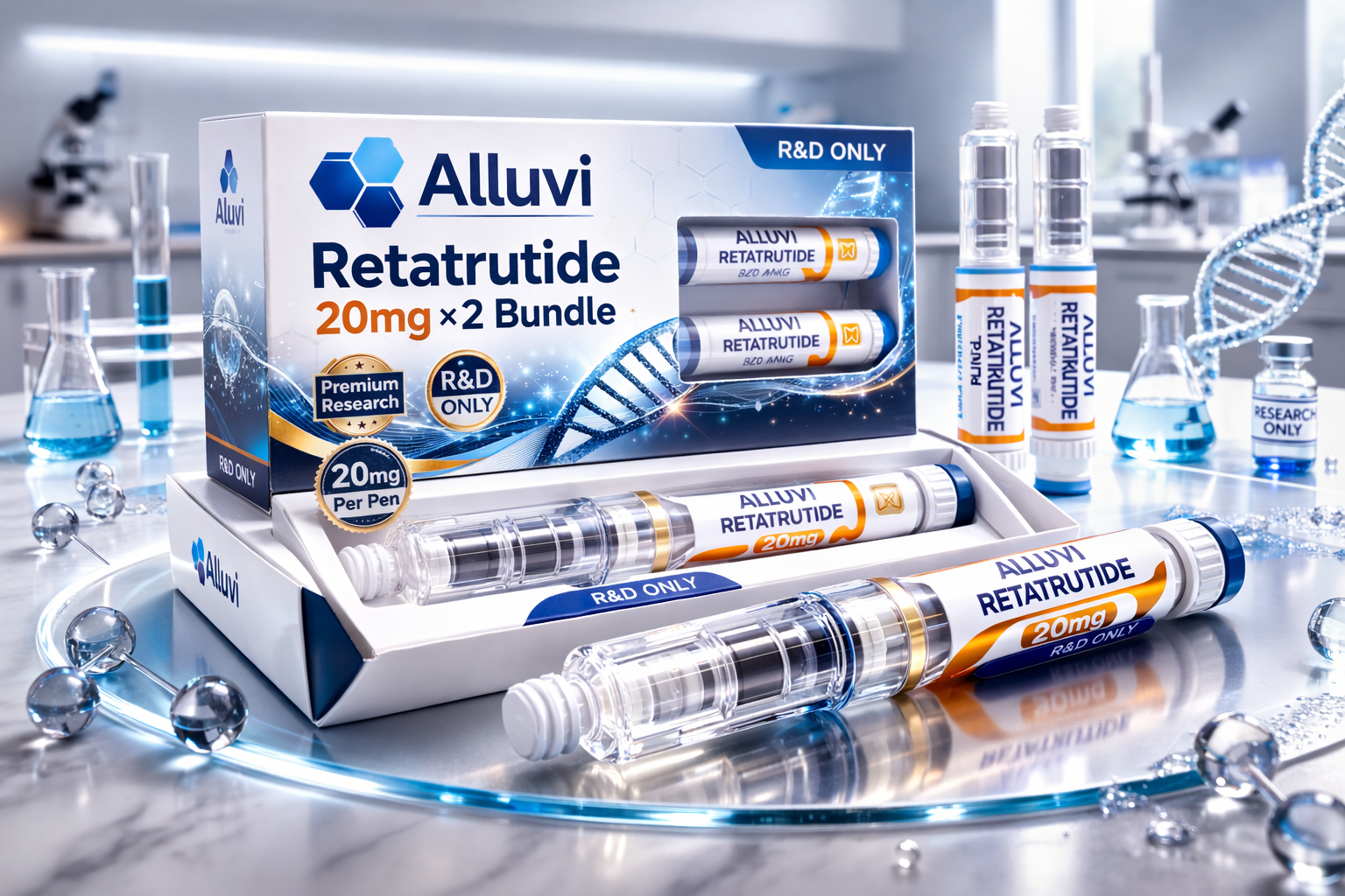 buy retatrutide wholesale Buy Alluvi Retatrutide 20mg ×2 Bundle