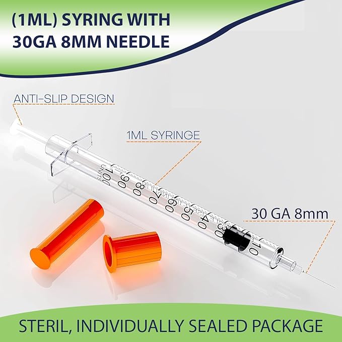 Sterile 10 Pack- 1ml 30G Precision Measuring & Dispensing Tools - Image 2