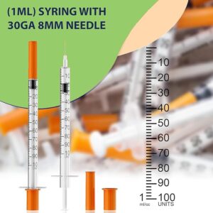 Sterile 10 Pack- 1ml 30G Precision Measuring & Dispensing Tools – Multipurpose Use, Individually Sealed for Lab, Craft, Leak Proof, and Liquid Transfer and Other Use